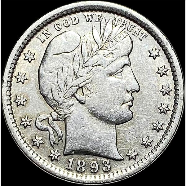 1893 Barber Quarter CLOSELY UNCIRCULATED