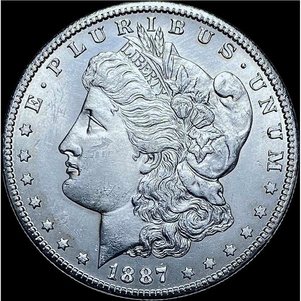 1887-S Morgan Silver Dollar CHOICE BU