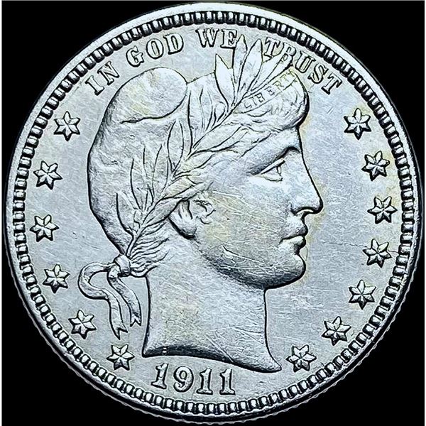 1911-D Barber Quarter CHOICE AU