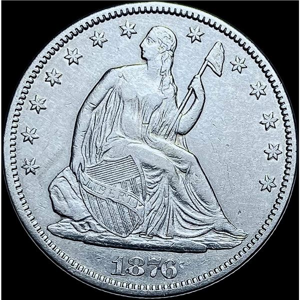 1876-CC Seated Liberty Half Dollar CHOICE AU CHOICE AU