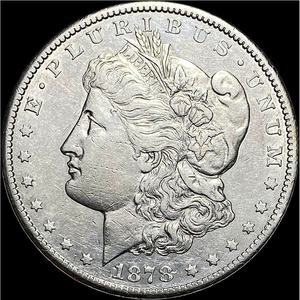 1878-CC Morgan Silver Dollar NEARLY UNCIRCULATED