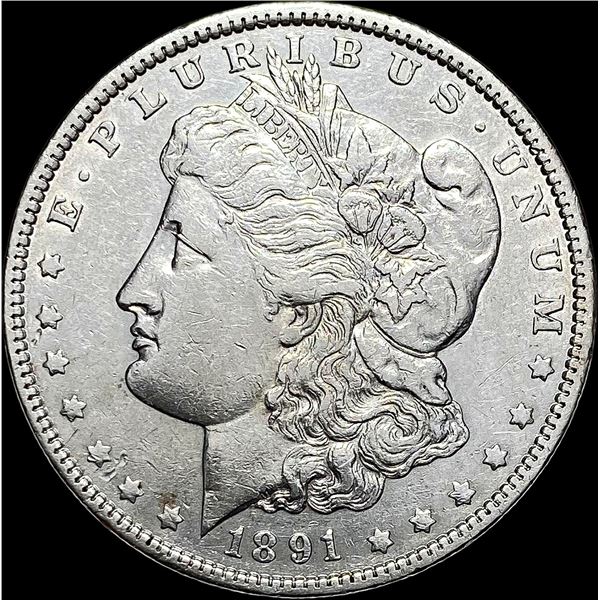 1891-O Morgan Silver Dollar NEARLY UNCIRCULATED