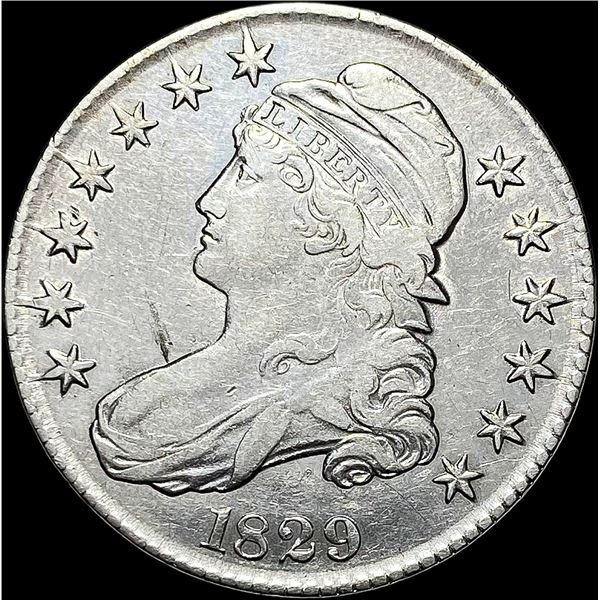 1829 Capped Bust Half Dollar CLOSELY UNCIRCULATED