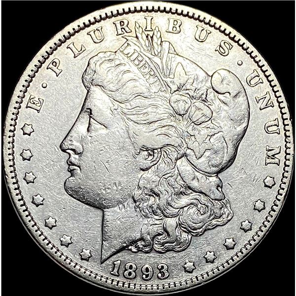 1893 Morgan Silver Dollar CLOSELY UNCIRCULATED