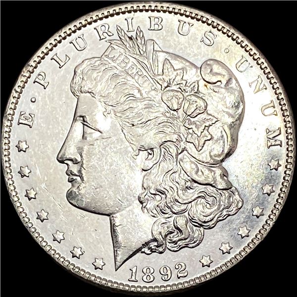 1892 Morgan Silver Dollar CLOSELY UNCIRCULATED