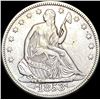 Image 1 : 1853 Arrows Seated Liberty Half Dollar CLOSELY UNCIRCULATED