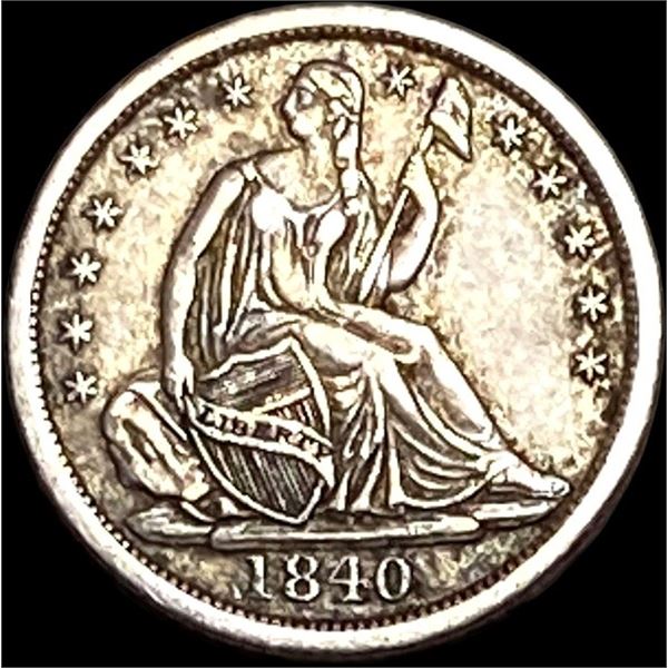 1840 Seated Liberty Half Dime CLOSELY UNCIRCULATED