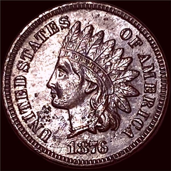 1876 Indian Head Cent CLOSELY UNCIRCULATED