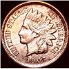 Image 1 : 1907 Indian Head Cent UNCIRCULATED