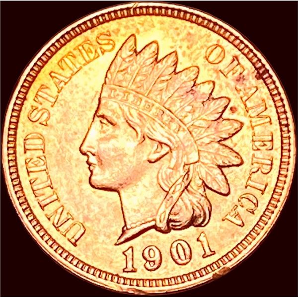 1901 Indian Head Cent CHOICE BU