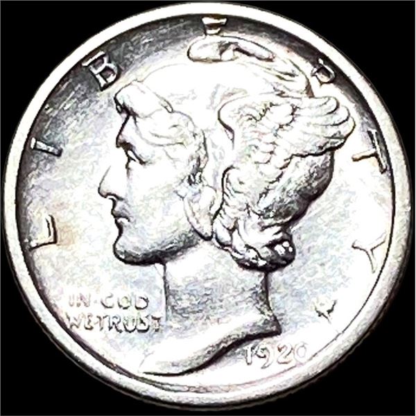 1920-D Mercury Dime NEARLY UNCIRCULATED