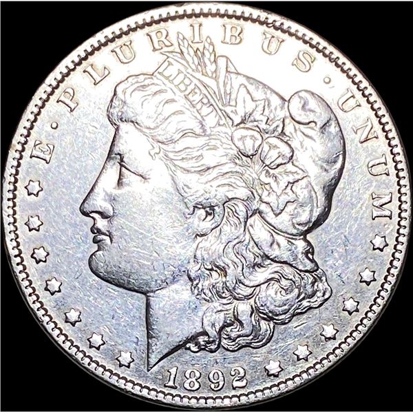 1892 Morgan Silver Dollar CLOSELY UNCIRCULATED