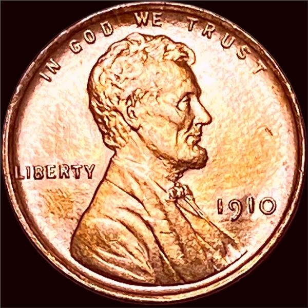 1910 RD Wheat Cent UNCIRCULATED