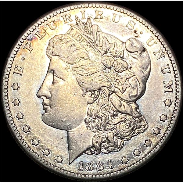 1884-S Morgan Silver Dollar NEARLY UNCIRCULATED