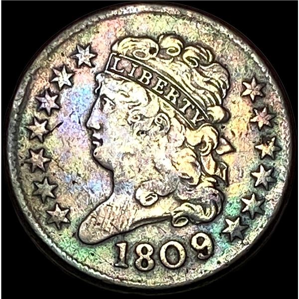 1809 Classic Head Half Cent LIGHTLY CIRCULATED