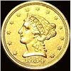 Image 1 : 1854 $2.50 Gold Quarter Eagle CLOSELY UNCIRCULATED