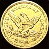 Image 2 : 1854 $2.50 Gold Quarter Eagle CLOSELY UNCIRCULATED
