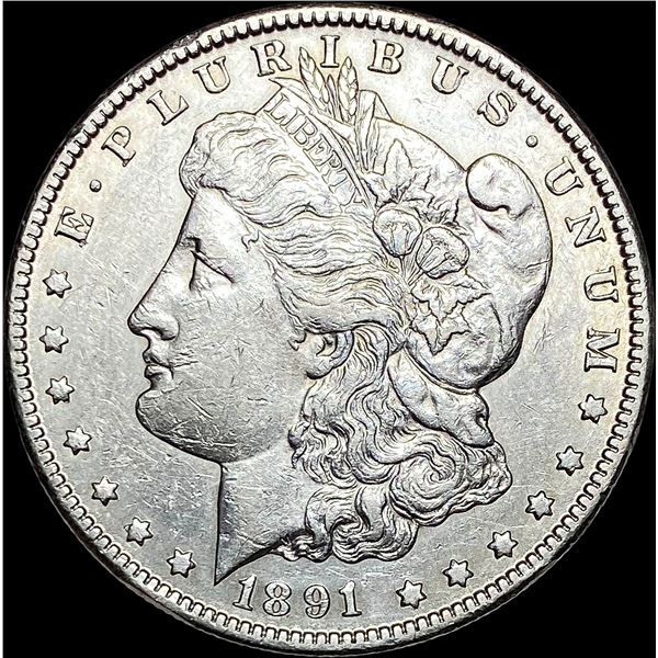 1891-CC Silver Morgan Dollar CLOSELY UNCIRCULATED