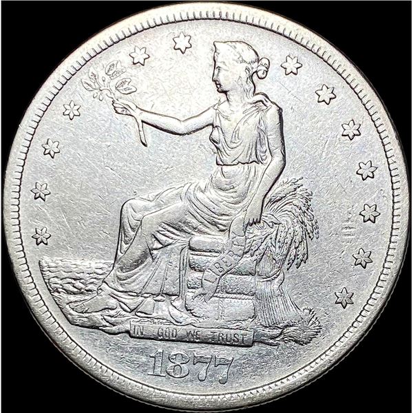 1877-S Silver Trade Dollar ABOUT UNCIRCULATED