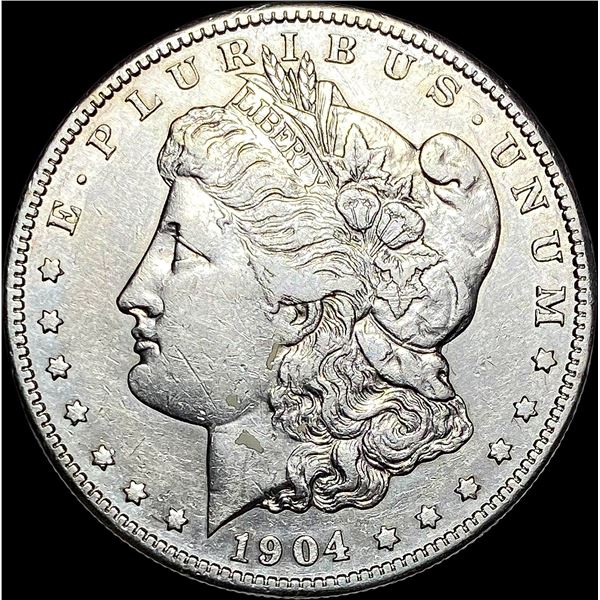 1904-S Silver Morgan Dollar NEARLY UNCIRCULATED