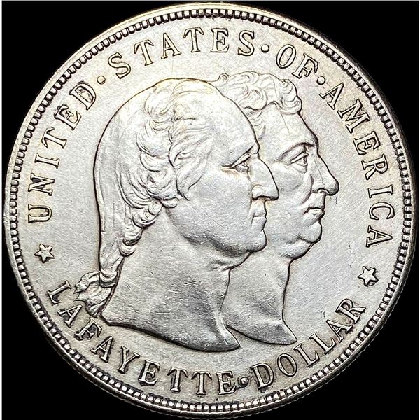 1900 Silver Lafayette Dollar NEARLY UNCIRCULATED