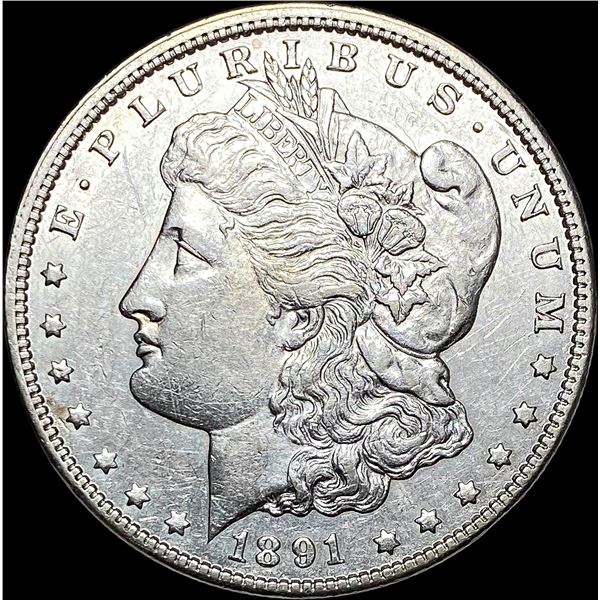 1891-CC Silver Morgan Dollar CLOSELY UNCIRCULATED