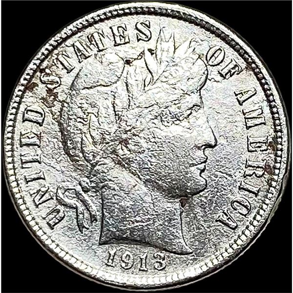 1913-S Silver Barber Dime HIGH GRADE