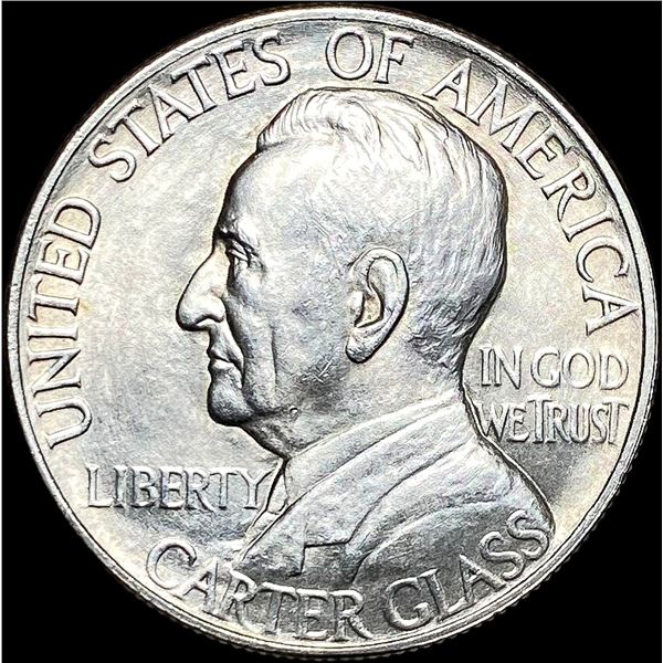 1936 Silver Lynchburg Half Dollar NEARLY UNCIRCULATED