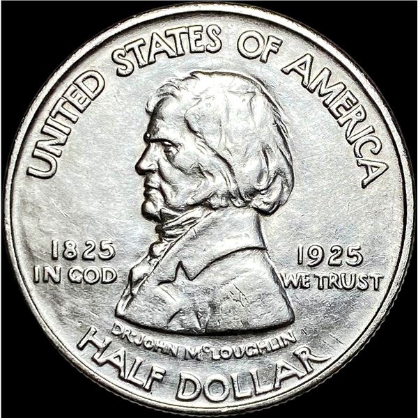 1925 Silver Fort Vancouver Half Dollar LIGHTLY CIRCULATED