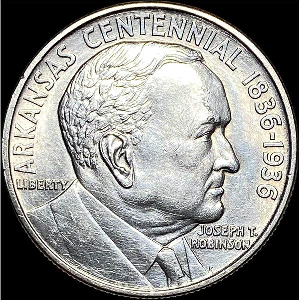 1936 Robinson Half Dollar CLOSELY UNC