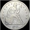 Image 1 : 1842 Silver Seated Liberty Dollar CLOSELY UNCIRCULATED