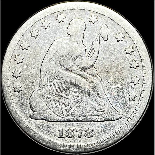 1878 Seated Liberty Half Dollar NICELY CIRCULATED
