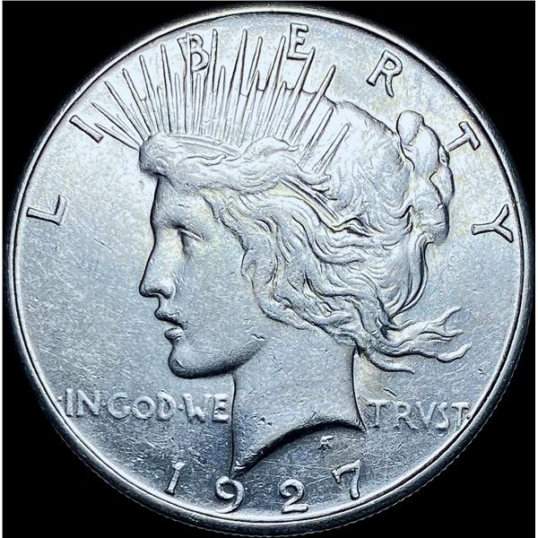 1927-S Silver Peace Dollar CHOICE AU