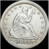 Image 1 : 1854 Arrows Seated Liberty Quarter CLOSELY UNCIRCULATED