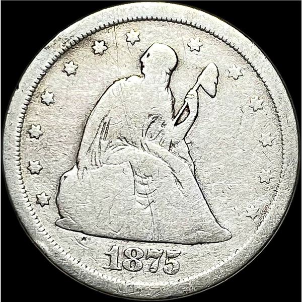 1875-S Silver Twenty Cent Piece NICELY CIRC