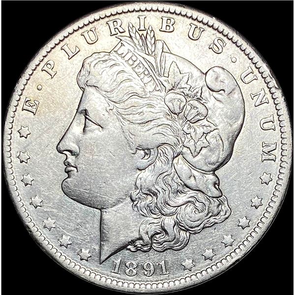 1891-O Silver Morgan Dollar NEARLY UNCIRCULATED