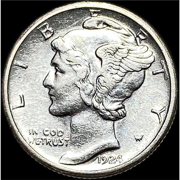 1924-S Silver Mercury Dime UNCIRCULATED