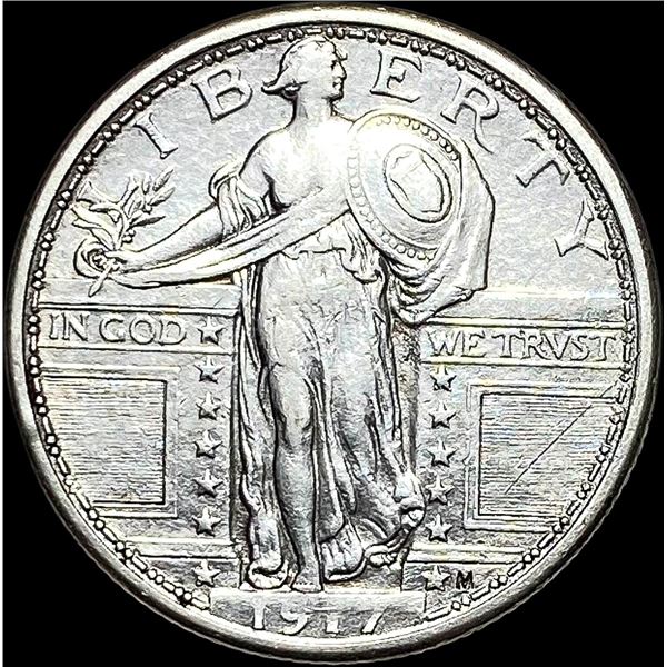 1917 Type 1 Standing Liberty Quarter CLOSELY UNCIRCULATED