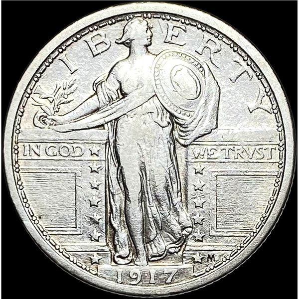 1917 Type 1 Standing Liberty Quarter CLOSELY UNCIRCULATED