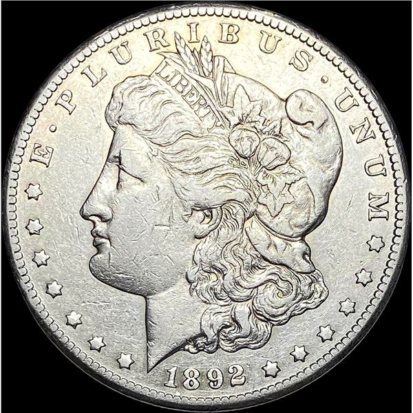 1892-CC Silver Morgan Dollar CLOSELY UNCIRCULATED