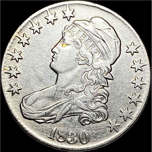 1830 Capped Bust Half Dollar CLOSELY UNCIRCULATED