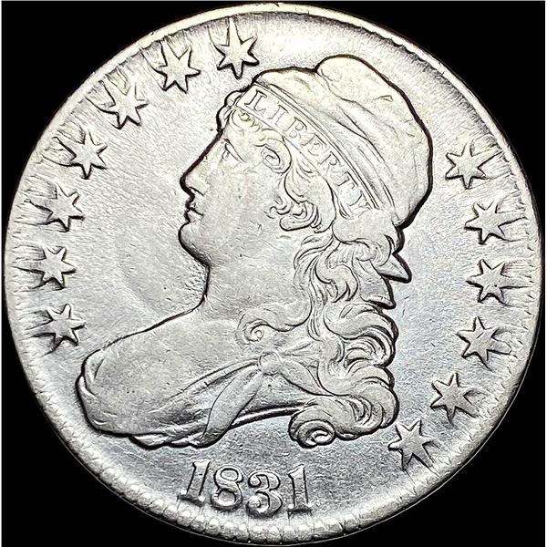 1831 Capped Bust Half Dollar NEARLY UNCIRCULATED