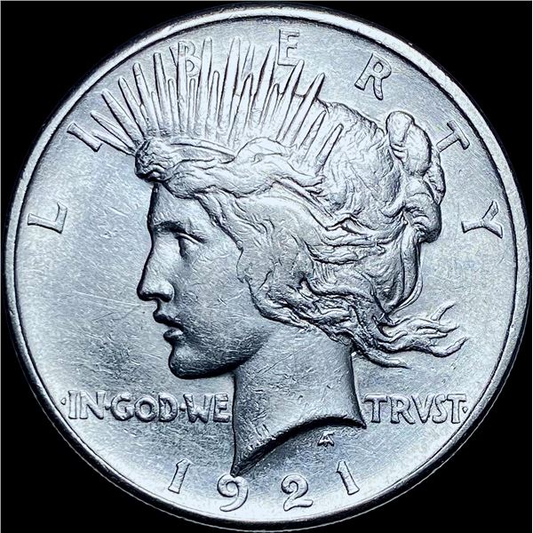 1921 Silver Peace Dollar CHOICE AU