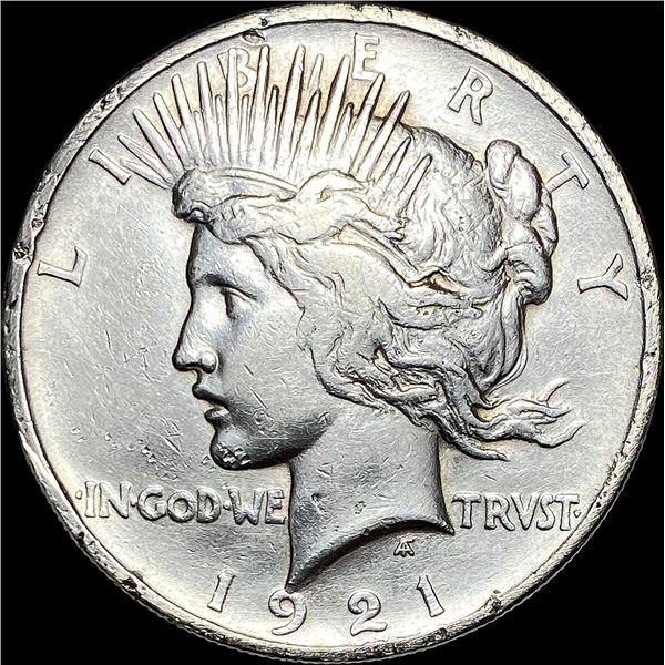 1921 Silver Peace Dollar CLOSELY UNCIRCULATED