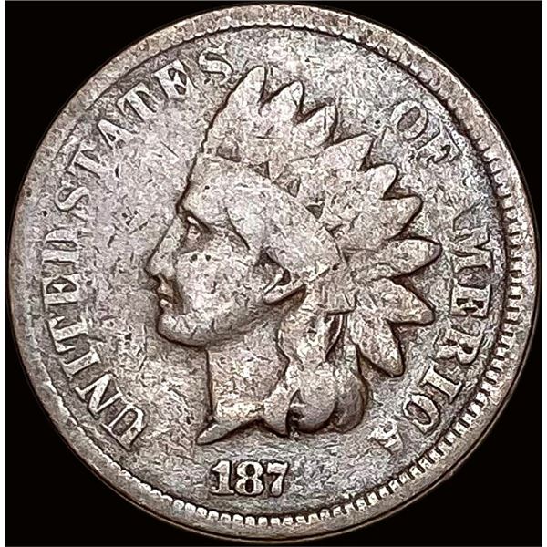 1873 Indian Head Cent NICELY CIRC