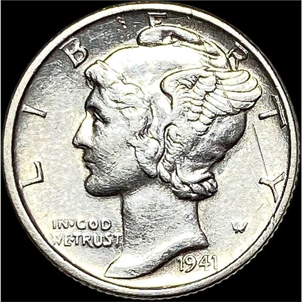 1941-S Mercury Dime NEARLY UNCIRCULATED