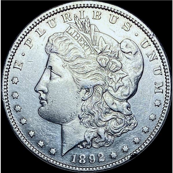 1892 Silver Morgan Dollar CHOICE AU