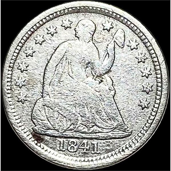 1841-O Silver Half Dime LIGHTLY CIRCULATED