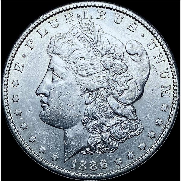 1886-S Silver Morgan Dollar CHOICE AU