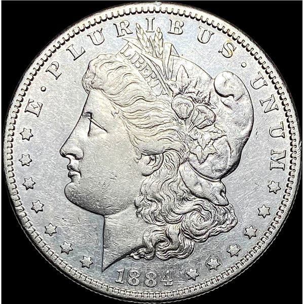 1884-S Silver Morgan Dollar CLOSELY UNCIRCULATED